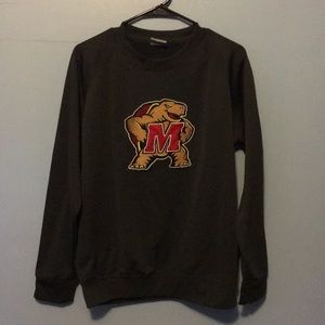 UMaryland Terrapins Turtle Crewneck Sweater Medium